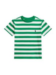 Polo Ralph Lauren T-Shirt 322A95726002 Zielony Regular Fit. Zielone t-shirty dla chłopców Polo Ralph Lauren, bez wzorów, z bawełny, bez ramiączek. Za 219.99 zł.
