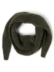 Samsøe Samsøe szalik z dzianiny z zawartością alpaki i merynosów - Sanor Kobiety Wełna merino zielony, ONE SIZE. Zielone szaliki i chusty damskie Samsøe & Samsøe, bez wzorów, z dzianiny. Za 199.95 zł.
