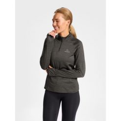 Bluza damska z zamkiem 1/2 Newline Pace. Brązowe bluzy damskie Newline, bez wzorów, bez kaptura. Za 284.00 zł.
