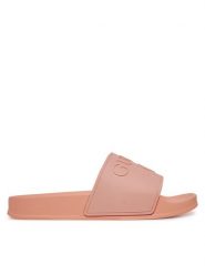 Guess Klapki E5GZ07BB00F Pomarańczowy. Brązowe klapki damskie Guess, z aplikacjami, z tworzywa sztucznego, bez obcasa. W wyprzedaży za 129.99 zł.