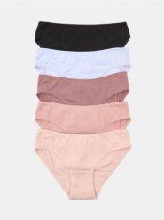 Majtki figi classic 5 pack - wielobarwny. Figi damskie Sinsay, l, bez wzorów. Za 22.99 zł.