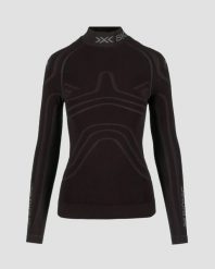 Koszulka damska X-Bionic HEATLOOP SHIRT LS WMN X BLACK B120. Czarne koszulki sportowe damskie X Bionic, l, bez wzorów, ze skóry, bez kołnierzyka, bez ramiączek, na fitness i siłownię. Za 739.99 zł.