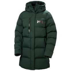 Parka damska z kapturem Helly Hansen Adore. Czarne kurtki damskie Helly Hansen, na zimę, bez wzorów, z kapturem. W wyprzedaży za 1,207.50 zł.