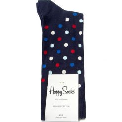 Skarpety Wysokie Męskie HAPPY SOCKS - DOT01-6001 Granatowy. Skarpety damskie marki Happy Socks. Za 34.90 zł.