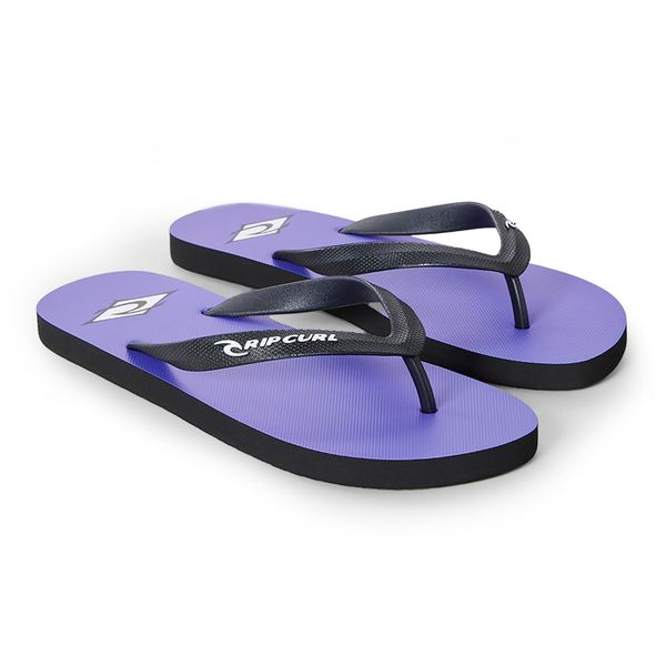 Japonki męskie Rip Curl Foamies Bloom Open Toe. Fioletowe klapki męskie Rip Curl, z materiału, sportowe. Za 69.99 zł.
