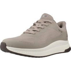 Buty SKECHERS BOBS SQUAD 4 Brązowy. Białe buty sportowe męskie Skechers, z bawełny, bez zapięcia. Za 314.99 zł.