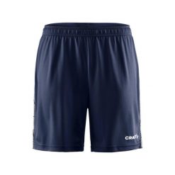 Szorty Craft Premier. Niebieskie krótkie spodenki sportowe męskie Craft, l, bez wzorów, z materiału, na fitness i siłownię. Za 195.00 zł.