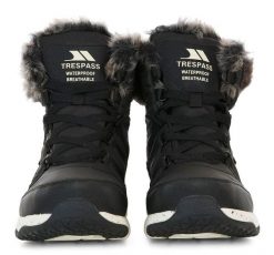 Trespass Kenna - Buty damskie czarne. Czarne trekkingi damskie Trespass, na zimę, trekkingowe. Za 441.83 zł.