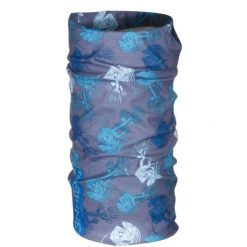Bandana SINNER Fishbone, niebieska, unisex. Niebieskie czapki i kapelusze damskie SINNER, na zimę, bez wzorów, sportowe. Za 140.00 zł.