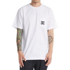 Koszulka dla Mężczyzn DC STAR. Białe koszulki sportowe męskie DC Shoes, m, bez wzorów, z bawełny, bez kołnierzyka, bez ramiączek. Za 139.99 zł.