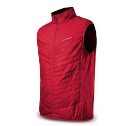 Kamizelka Trimm ZEN VEST. Czerwone kurtki sportowe męskie TRIMM, bez wzorów, trekkingowe. W wyprzedaży za 245.00 zł.