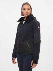 Rossignol Kurtka narciarska RLKWJ23 Czarny Regular Fit. Czarne kurtki damskie Rossignol, na zimę, xs, bez wzorów, z syntetyku, bez kaptura, narciarskie. Za 2,159.00 zł.