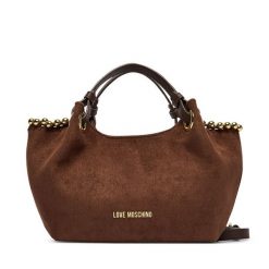 Torebka LOVE MOSCHINO. Brązowe torebki do ręki damskie Love Moschino, bez wzorów, bez dodatków. Za 919.99 zł.
