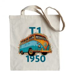 VW T1 — torba (Rodzaj nadruku: VW T1). Torby i plecaki dziecięce nikiniki, z bawełny. Za 29.00 zł.