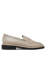 Pollini Lordsy SA10093G1LTDG105 Beżowy. Brązowe mokasyny damskie Pollini, ze skóry. Za 1,009.00 zł.