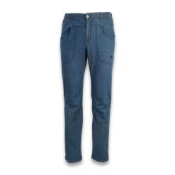 Spodnie Ande Yosemite Dorośli. Niebieskie spodnie sportowe męskie ANDE, m, bez wzorów, z denimu, trekkingowe. Za 299.99 zł.