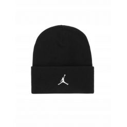 Czapka zimowa Air Jordan Peak Satin-Lined Beanie Czarna - HJ3224-010. Czarne czapki i kapelusze damskie Jordan, na zimę, bez wzorów, sportowe. Za 159.85 zł.