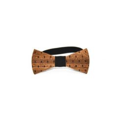 Mucha drewniana #27. Brązowe krawaty i muchy The bow bow ties, z dzianiny, eleganckie. Za 99.00 zł.