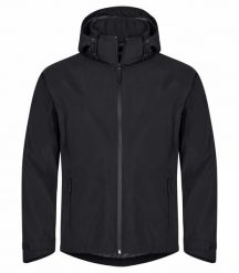 Clique Classic Shell Jacket – Wodoodporna kurtka shell z recyklingowanego. Czarne kurtki męskie CLIQUE, l, bez wzorów, bez kaptura. Za 407.63 zł.