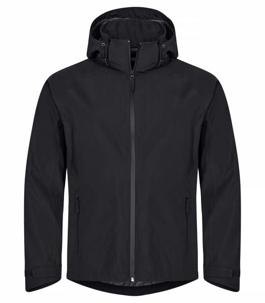Clique Classic Shell Jacket – Wodoodporna kurtka shell z recyklingowanego. Czarne kurtki męskie CLIQUE, l, bez wzorów, bez kaptura. Za 407.63 zł.