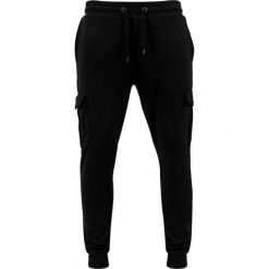 Spodnie Urban Classic cargo. Czarne spodnie materiałowe męskie Urban Classics, m, bez wzorów, z bawełny, eleganckie. Za 168.90 zł.