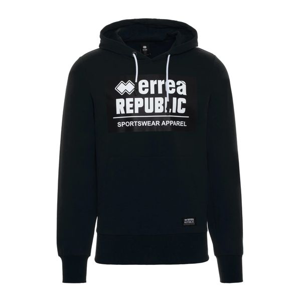 Bluza Errea graphic. Czarne bluzy męskie ERREA, m, bez wzorów, z materiału, z kapturem. Za 145.50 zł.