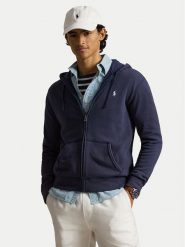 Polo Ralph Lauren Bluza 710A12480001 Granatowy Regular Fit. Niebieskie bluzy męskie Polo Ralph Lauren, l, bez wzorów, z bawełny, bez kaptura. Za 858.99 zł.