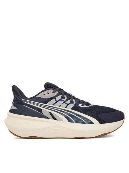 Puma Buty do biegania Pulse Pro 310780 13 Granatowy. Niebieskie buty sportowe męskie Puma, z materiału, bez zapięcia, do biegania. Za 279.99 zł.