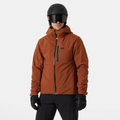 Kurtka narciarska 3 w 1 Helly Hansen Swift. Brązowe kurtki męskie Helly Hansen, na zimę, m, bez wzorów, narciarskie, primaloft. Za 1,498.00 zł.