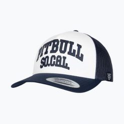 Czapka z daszkiem męska Pitbull SO.CAL. Retro Trucker. Czarne czapki i kapelusze męskie PITBULL, bez wzorów, z bawełny, eleganckie. Za 139.99 zł.
