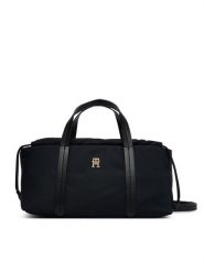 Tommy Hilfiger Torebka AW0AW18993 Czarny. Czarne torebki do ręki damskie Tommy Hilfiger, bez wzorów, z materiału, bez dodatków. Za 409.99 zł.