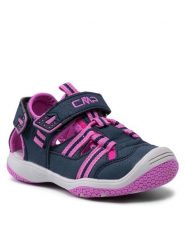 CMP Sandały Baby Naboo Hiking Sandal 30Q9552 Granatowy. Niebieskie sandały chłopięce CMP, ze skóry, bez zapięcia. Za 99.99 zł.