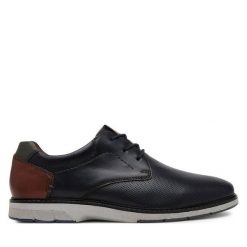 Półbuty Josef Seibel. Niebieskie eleganckie półbuty Josef Seibel, wizytowe, bez zapięcia. Za 309.99 zł.