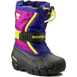 Śniegowce SOREL - Childrens Flurry NC1885 Grape Juice/Bright Plum 484. Buty zimowe dziewczęce marki Sorel. W wyprzedaży za 129.00 zł.