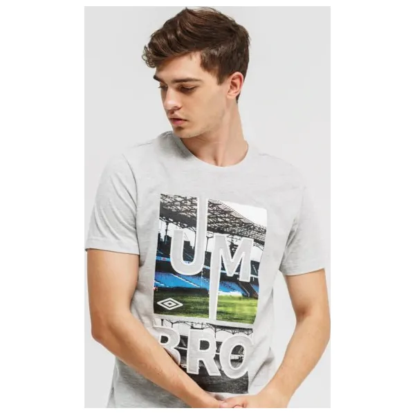 Umbro Koszulka Oswald , szary, rozmiar M. Szare koszulki sportowe męskie Umbro, m, bez wzorów, z bawełny, bez kołnierzyka, bez ramiączek, climacool (adidas). Za 59.99 zł.