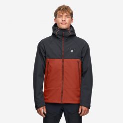 Kurtka męska softshell Alpinus Pelat. Czerwone kurtki męskie Alpinus, m, bez wzorów, z softshellu, bez kaptura. Za 399.00 zł.