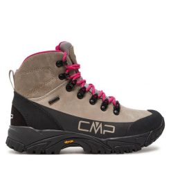 Trekkingi CMP. Brązowe obuwie sportowe damskie CMP, bez wzorów, trekkingowe. Za 659.99 zł.