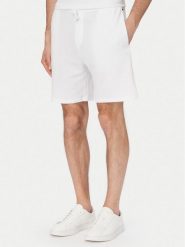 BOSS Szorty sportowe 50535884 Biały Regular Fit. Białe krótkie spodenki sportowe męskie Boss, m, bez wzorów, z bawełny. Za 229.99 zł.