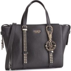 Torebka GUESS - HWVG7 169060 BLA. Czarne torebki do ręki damskie Guess, z aplikacjami, ze skóry ekologicznej. Za 699.00 zł.