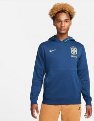Nike Bluza Nike Brazylial Travel DH4822 490. Bluzy męskie Nike, m, bez wzorów, bez kaptura. Za 170.27 zł.