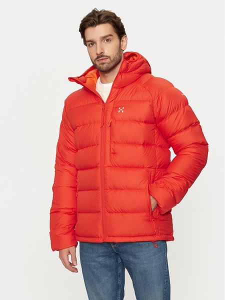 Haglöfs Kurtka puchowa Rosson 607460 Czerwony Relaxed Fit. Czerwone kurtki męskie Haglöfs, m, bez wzorów, z puchu, bez kaptura. Za 809.99 zł.