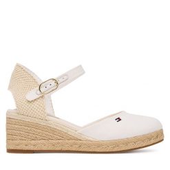 Espadryle Tommy Hilfiger. Sandały damskie Tommy Hilfiger, bez wzorów, bez obcasa, bez zapięcia. Za 409.99 zł.