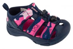 Sandały dziewczęce, S.Neo Jr 26 SNEOJS. Niebieskie sandały dziewczęce Joma, z materiału, bez zapięcia. Za 139.99 zł.