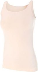 Brubeck Koszulka damska comfort cool beżowa r. XL (TA10430). Brązowe t-shirty damskie Brubeck, xl, bez wzorów, bez kołnierzyka. Za 46.30 zł.