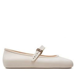 Baleriny Melissa. Brązowe baleriny damskie Melissa, bez wzorów, bez obcasa. Za 219.99 zł.
