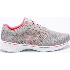 Skechers - Buty. Szare obuwie sportowe damskie Skechers, z materiału. W wyprzedaży za 219.90 zł.