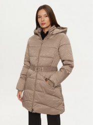 Guess Płaszcz zimowy Seline W4BL58 WGL72 Brązowy Regular Fit. Brązowe płaszcze damskie Guess, na zimę, xs, z aplikacjami, z syntetyku, bez kaptura. Za 629.99 zł.