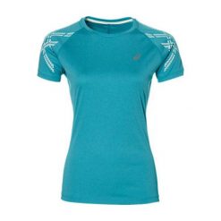 Asics Koszulka damska STRIPE SS TOP Arctic Aqua Heather r. XL. Bluzki damskie marki Asics. Za 106.43 zł.
