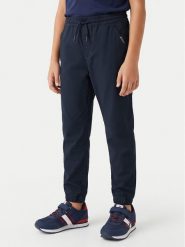 Beverly Hills Polo Club Joggery W126-BHBTR-1068-19X Granatowy Regular Fit. Niebieskie spodnie materiałowe dla chłopców Beverly Hills Polo Club, bez wzorów, z bawełny. Za 129.99 zł.