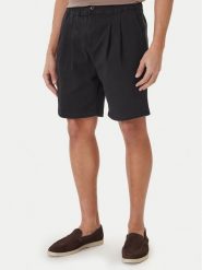 Nautica Szorty materiałowe Rava NCC03970 Czarny Relaxed Fit. Czarne szorty męskie Nautica, m, bez wzorów, z bawełny. Za 199.99 zł.